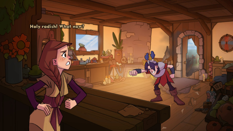 A shop scene from The Protagonish